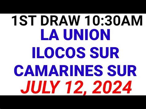 STL la union result today 1st draw 05 July 2024 .